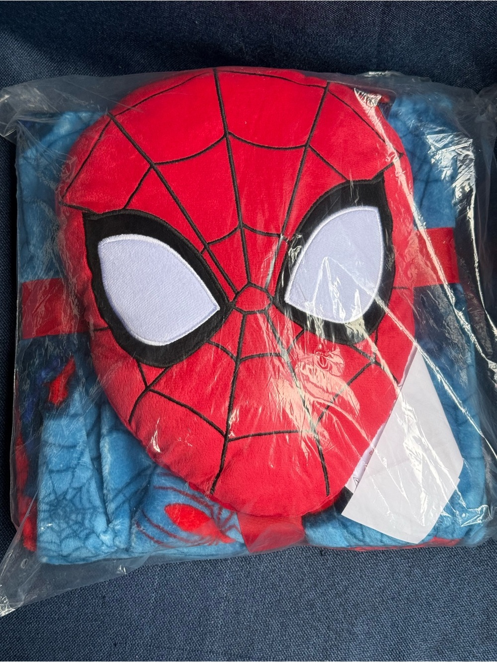 Marvel Spider-Man Travel Blanket Pillow Set Jay Franco Kids Soft Fleece NWT